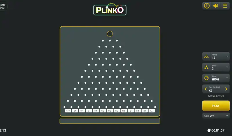 Plinko Ball game